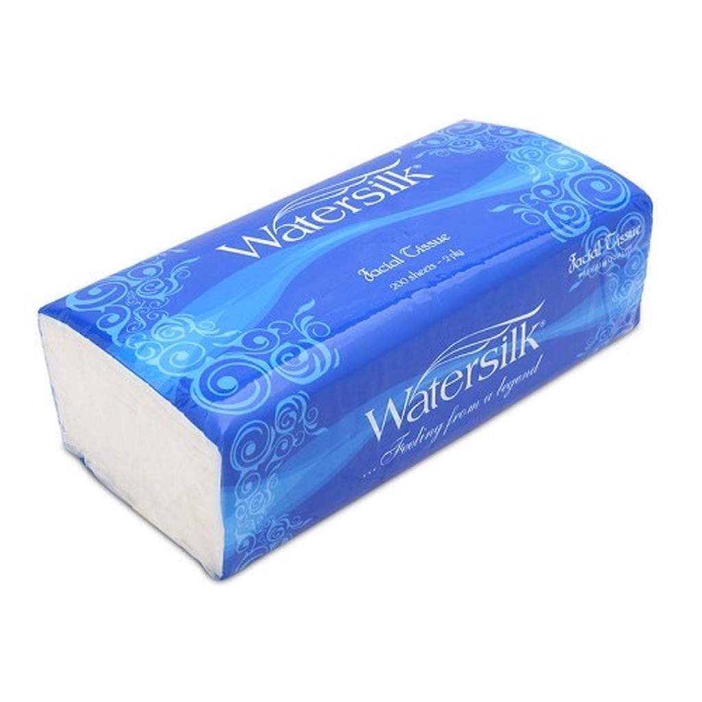 Giấy Ăn Watersilk 200 Tờ 2lớp( Rút watersilk)