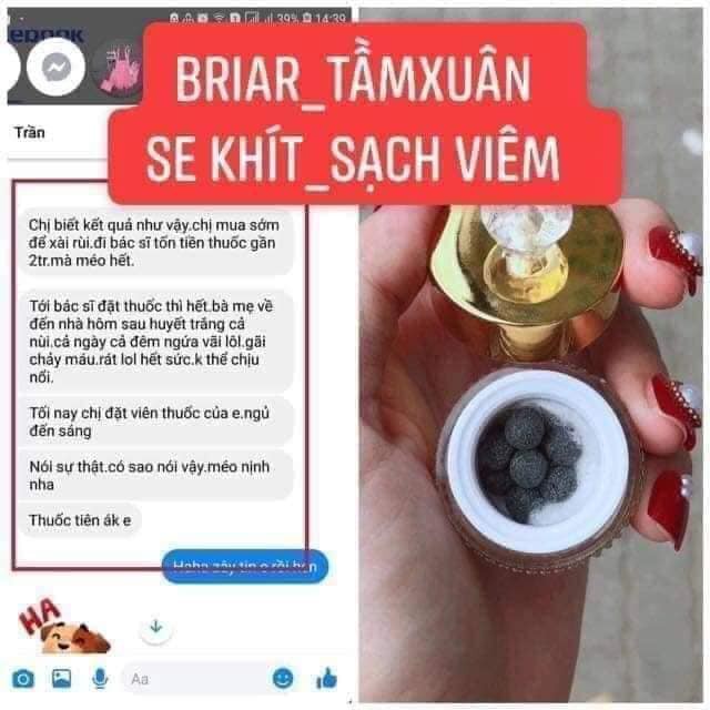 [Chính hãng] Vien dat xe khit Briar 3 vien lẻ (che tên sản phẩm)