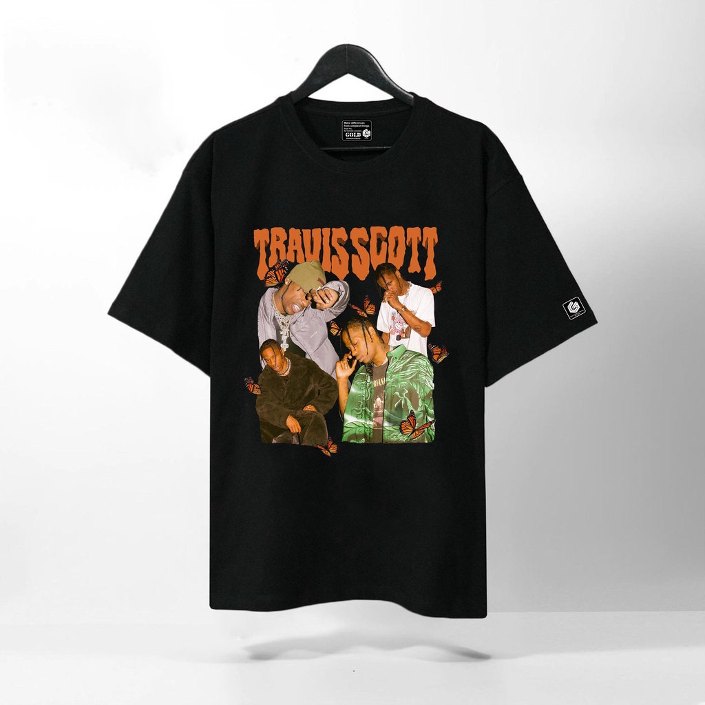 Áo Thun Tay Lỡ Travis Scott, Form rộng oversize, áo phông unisex, chất liệu Cotton - KKIM Shop