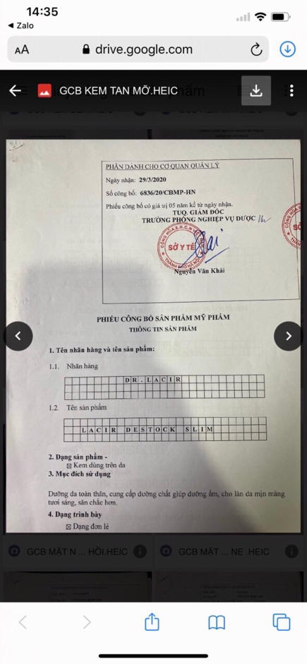 [kèm quà] KEM TAN MỠ Dr.Lacir DTOCK SLIM Đánh Tan Mỡ Trong 7 Ngày - không bỏng rát, hiệu quả cao | BigBuy360 - bigbuy360.vn