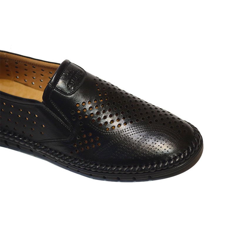 Giày Lười Nam Da Bò Thật 100% Cách Tân Thể Thao Đục lỗ thoáng khí  (2H - 50) | BigBuy360 - bigbuy360.vn