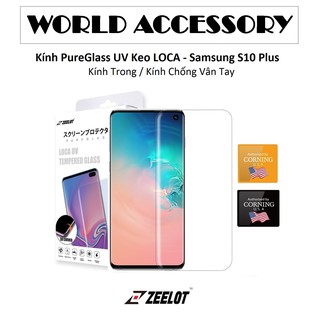 Zeelot - Kính Cường Lực LOCA Samsung Galaxy S10 Plus Toàn Màn Hình Hàng Chính Hãng