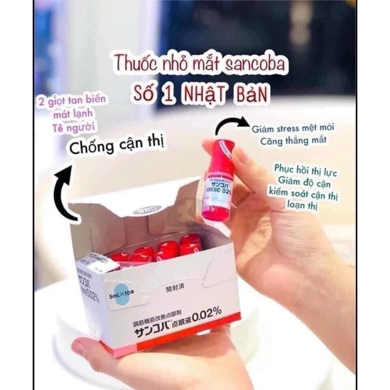 Nhỏ mắt cận thị Sancoba Nhật