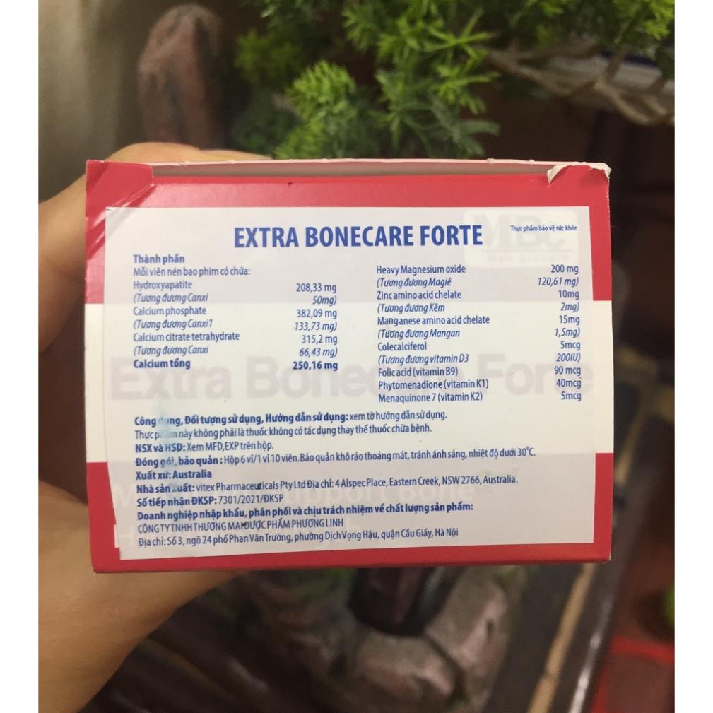 [GIÁ GỐC] Extra Bonecare Forte bổ sung vitamin cho xương chắc khỏe hộp 60 viên