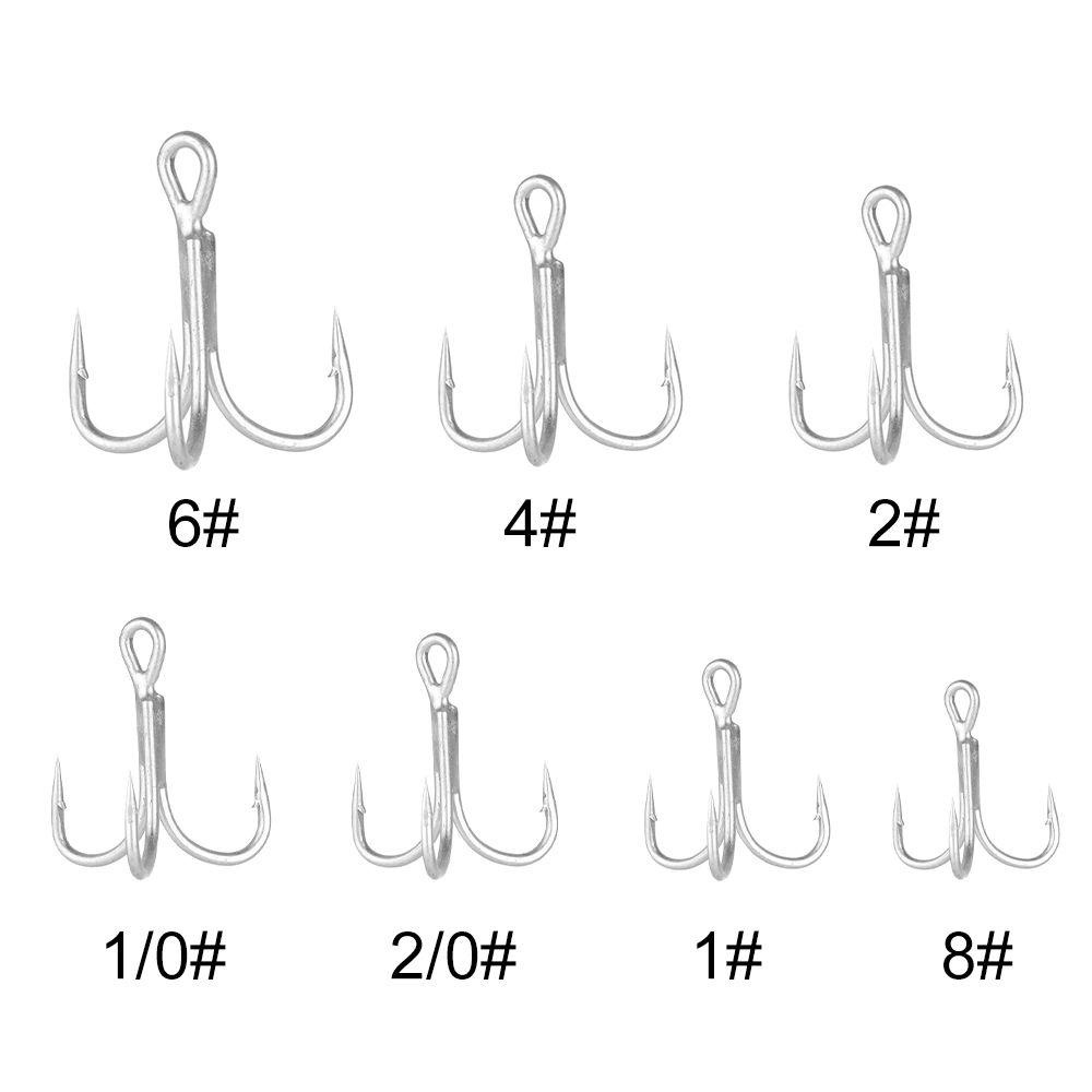 Bộ 10 Móc Câu Cá Sắc Bén Nhiều Kích Cỡ