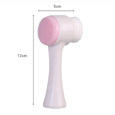 Cọ rửa mặt massage 3D 2 đầu - HPK0018