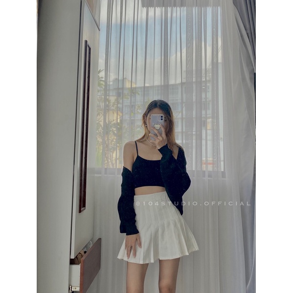 Áo khoác len mỏng cardigan mỏng