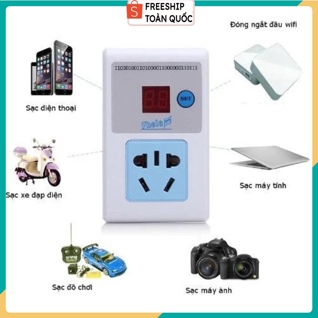 Ổ Cắm Điện Hẹn Giờ 10 - 24h