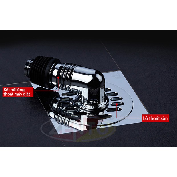 Phễu thoát sàn máy giặt chuyên dụng ZT607-2UDouble
