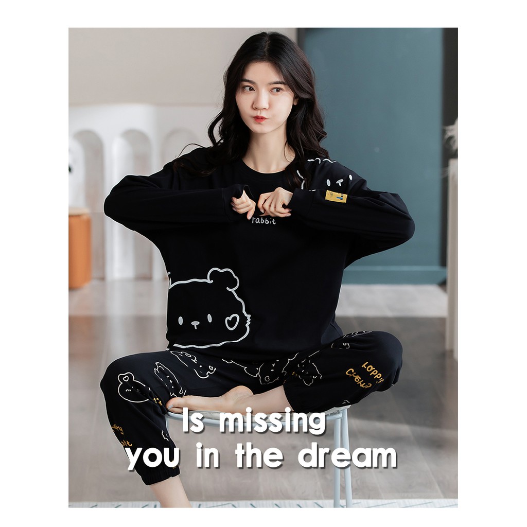 Đồ mặc nhà nữ thu đông chất cotton mịn đẹp - MH5148 | BigBuy360 - bigbuy360.vn