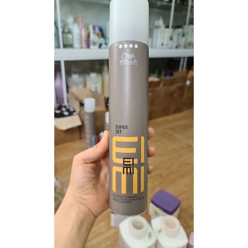 KEO XỊT HOÀN THIỀN WELLA SUPER SET EXTRA STRONG FINISHING SPRAY 300ML - 500ML