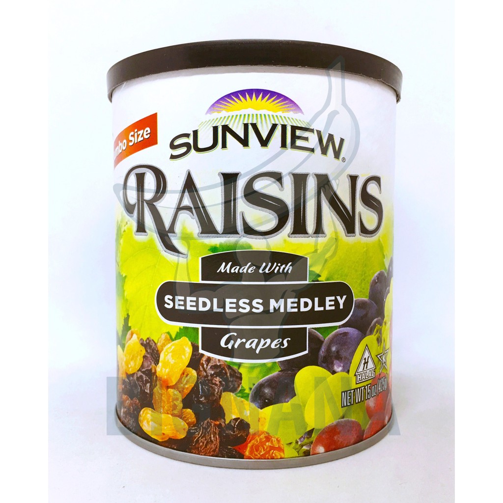 Nho Khô Mỹ Sunview Raisins 425g (Hỗn Hợp, Thập Cẩm)