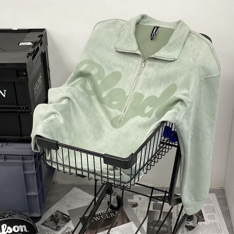 ÁO SWEATER CỔ POLO KHOÁ KÉO MÀU HOT TREND chulinstore