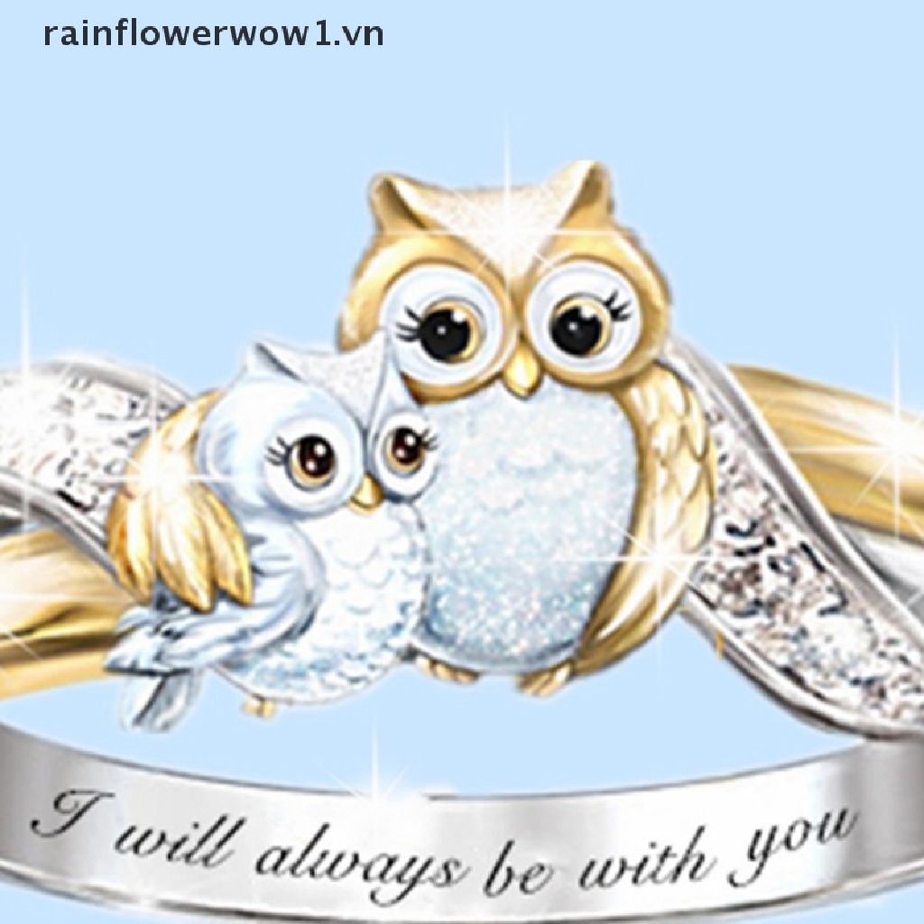 Nhẫn Khắc Chữ &quot;I Will Always Be With You&quot; Dành Cho Mẹ Và Bé