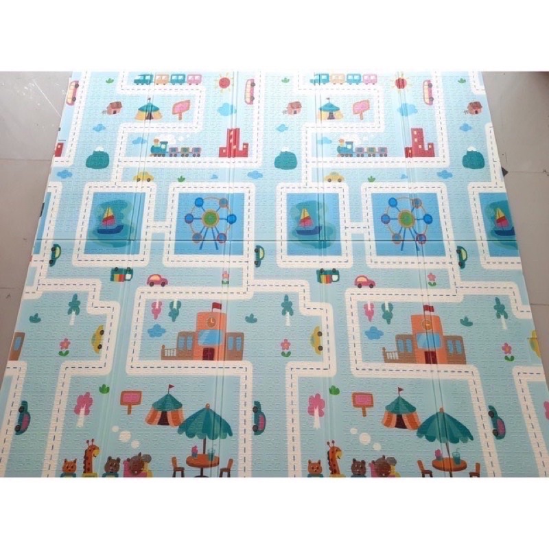 [HCM-Giá Rẻ] Thảm xốp gấp gọn cho bé 1m8x2m. Thảm gấp XPE.