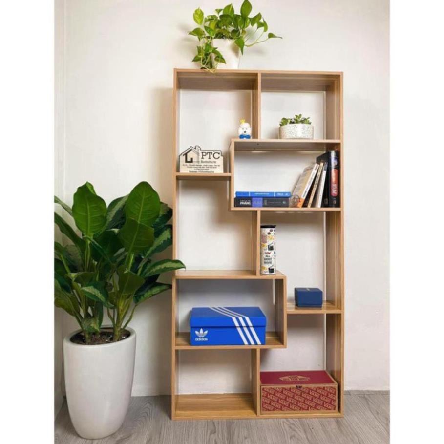 Kệ sách chữ u, kệ sách gỗ để sàn đa tầng nhiều ngăn thông minh GÍA XƯỞNG