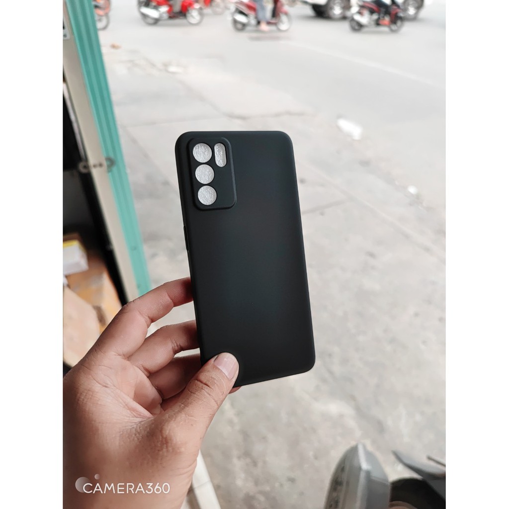 ốp lứng dẻo đen điện thoại oppo reno6