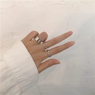  Set 3 nhẫn phong cách Hàn Quốc giản dị cho cặp đôi