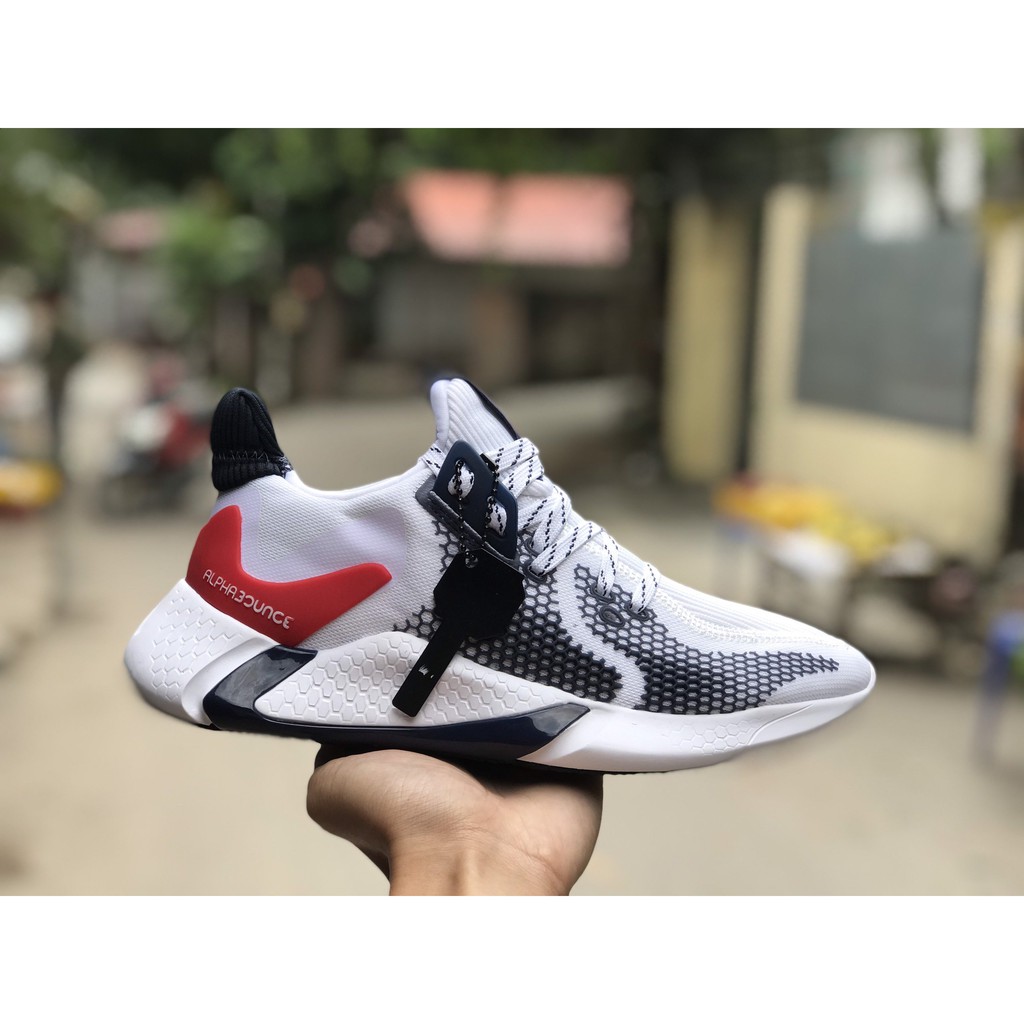 [Rep 1:1] Giày Sneaker Alpha Bounce Trắng Đen Đỏ - Full Box - Hàng có sẵn