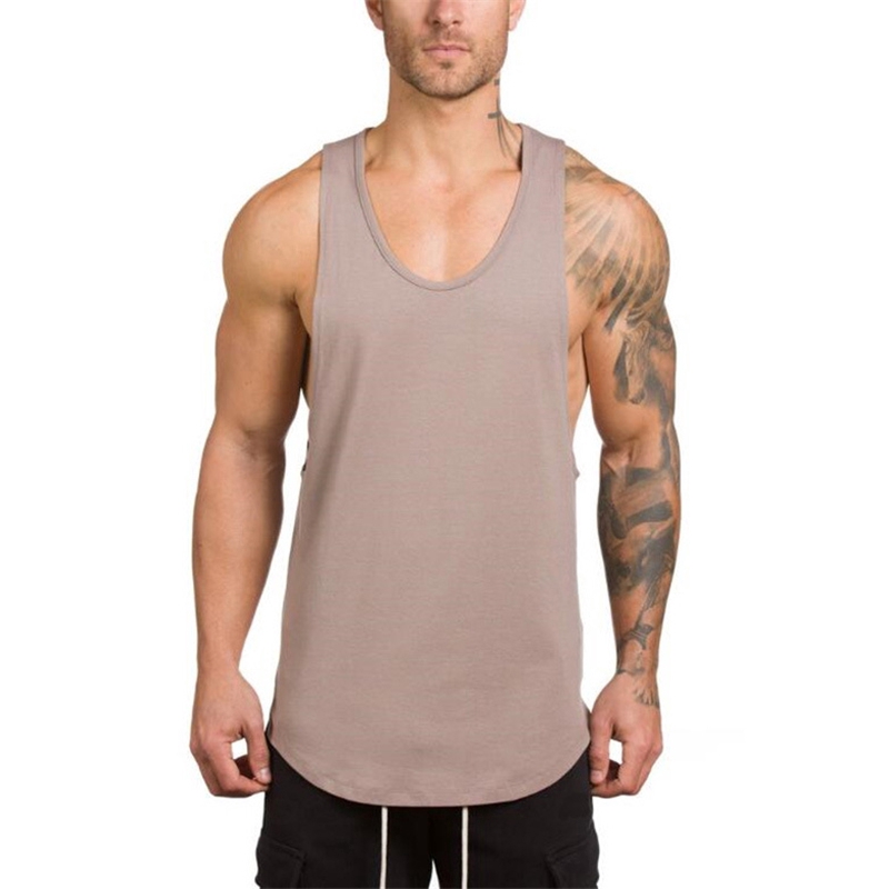 Áo thun sát nách cổ tròn thời trang dành cho nam | BigBuy360 - bigbuy360.vn