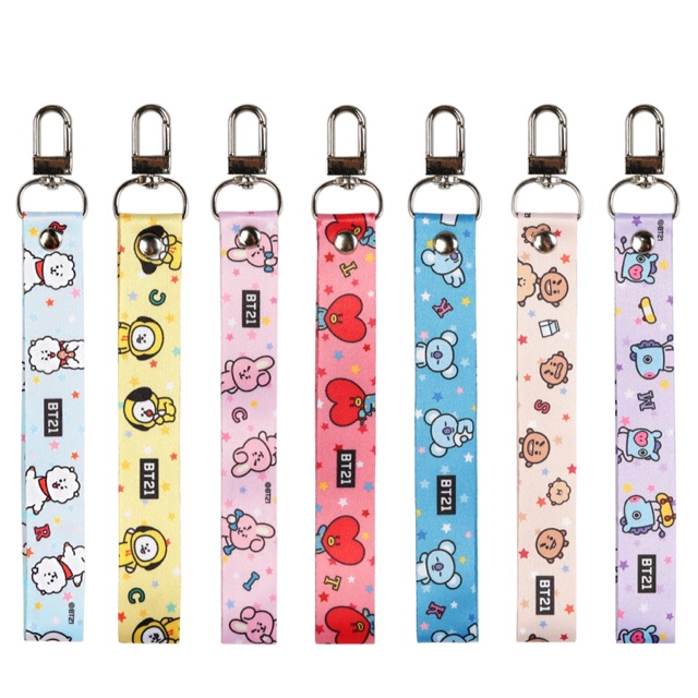 Dây đeo tay BT21 | Basic hand strap chính hãng (Sẵn Chimmy)