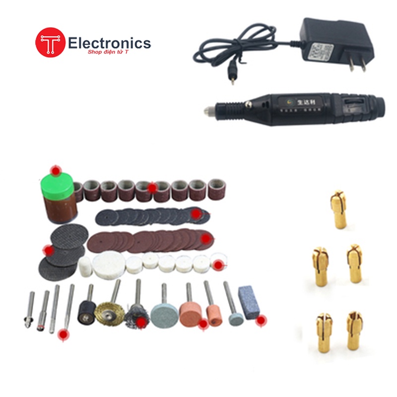 Máy Khoan-Cắt- Mài Điện Đa Năng Cầm Tay Điều Chỉnh Được Tốc Độ