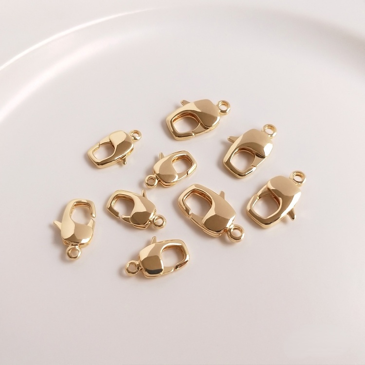 Kẹp Càng Cua Bằng Đồng 14K Màu Vàng Đồng Làm Phụ Kiện Vòng Tay/Dây Chuyền diy