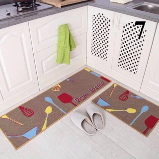 Set 2 thảm nhà bếp loại đẹp (1 thảm dài +1 thảm ngắn)