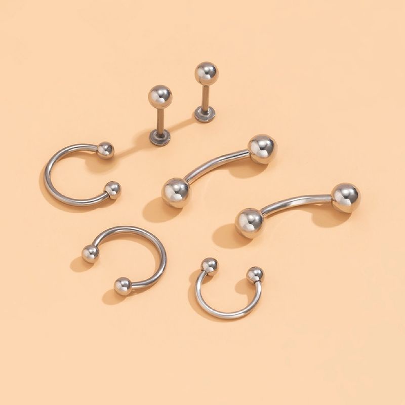 KHUYÊN XỎ CƠ BẢN - Khuyên Thép Y Tế Không Gỉ - Khuyên tai, septum, rốn, môi, lông mày, mũi ...