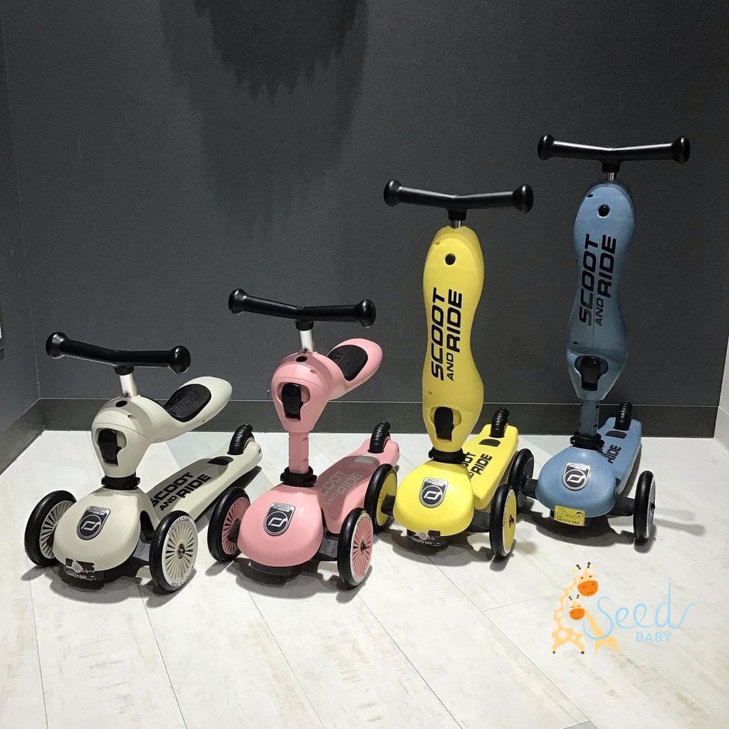 Xe trượt 2in1 Scoot and Ride Highwaytrick 1 cho bé 1-5 tuổi - SEED BABY