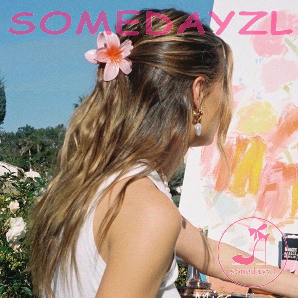 Kẹp Tóc Càng Cua Hình Hoa Mận Màu Gradient Thời Trang Cho Nữ