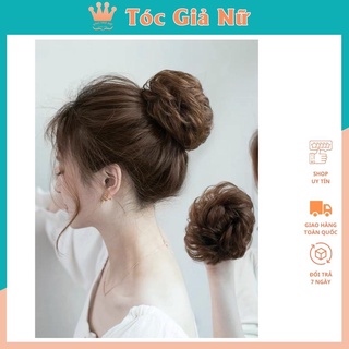 Tóc giả búi xoăn / Free ship 99k / búi rối đẹp