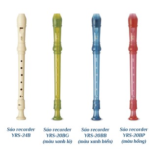Sáo Recorder Yamaha YRS-20 ( 3 màu )