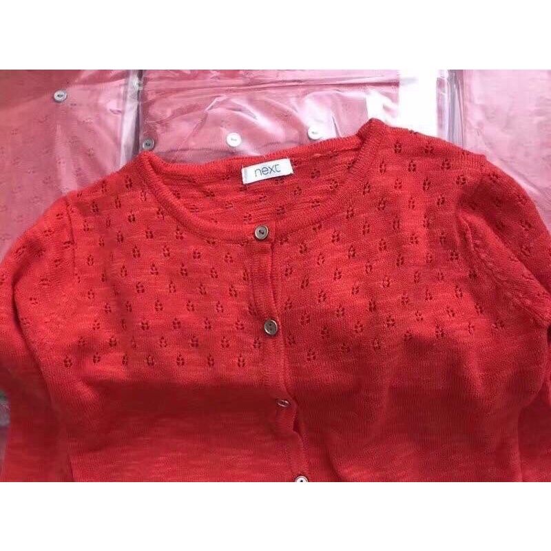 Áo cardigan mỏng Next xuất dư size 2/3y-5/6y (12-20kg)