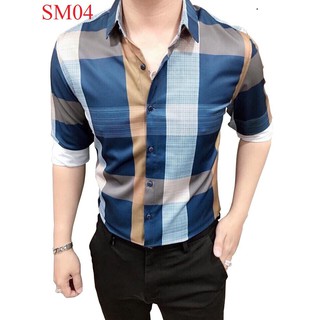 ÁO SƠ MI NAM SỌC CARO