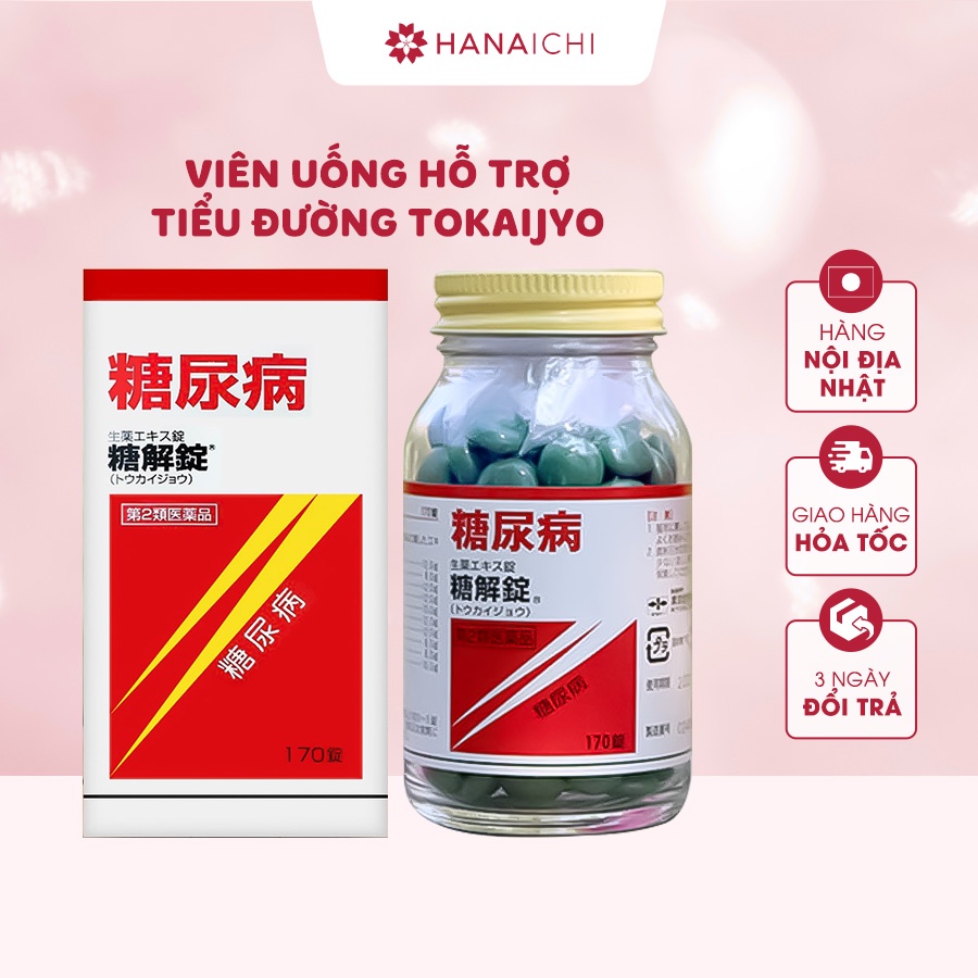 Viên Uống Hỗ Trợ Tiểu Đường Tokaijyo 170 viên-Nội Địa Nhật
