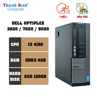 Mô hình cây máy tính đồng bộ ️-️ dell optiplex 3020/7020/9020 - bảo hành 12 tháng 1 đổi 1