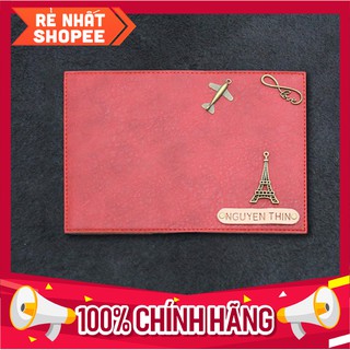 Ví đựng passport hcm Đỏ Retro + hơn 20 màu khác