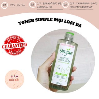 Toner SIMPLEE cho mọi loại da
