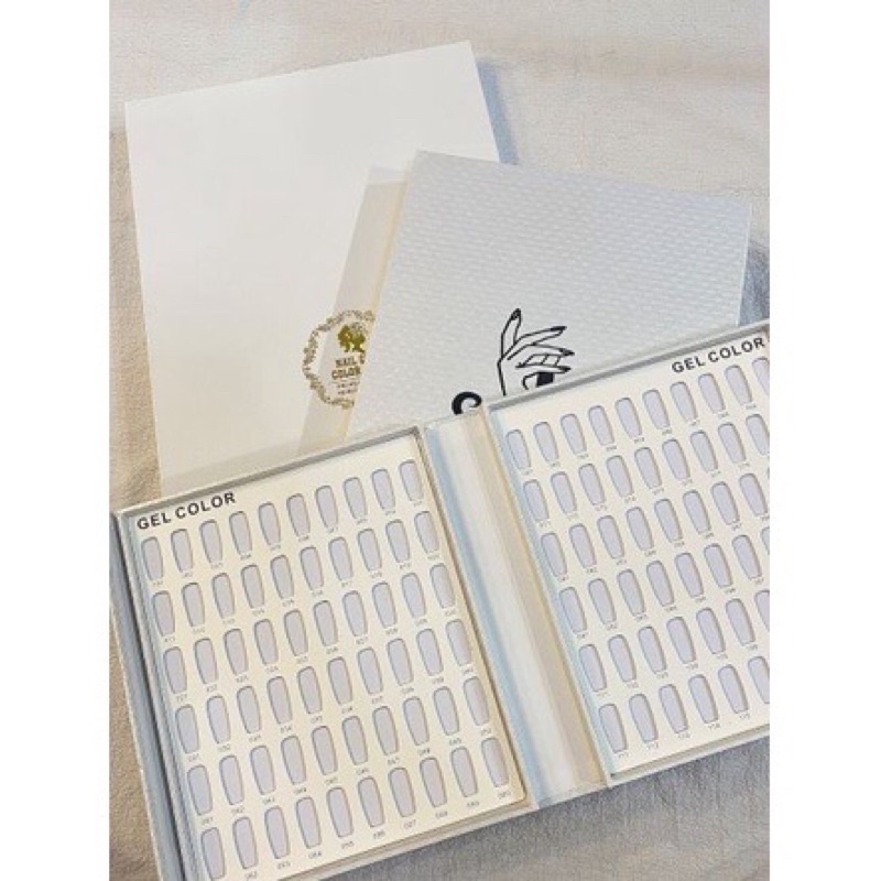 Sổ Gắn Móng Mẫu Làm Bảng Màu Nail