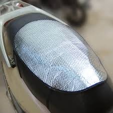 Tấm bạc chống nóng yên xe máy