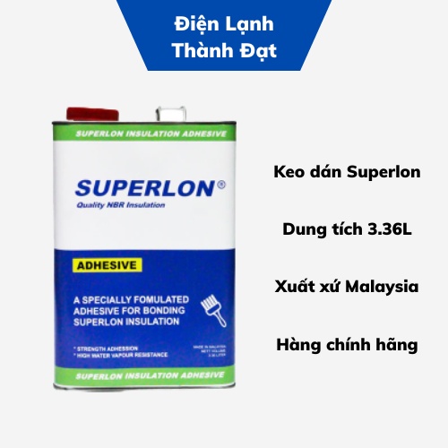 Keo dán Superlon bình 3.36 lít