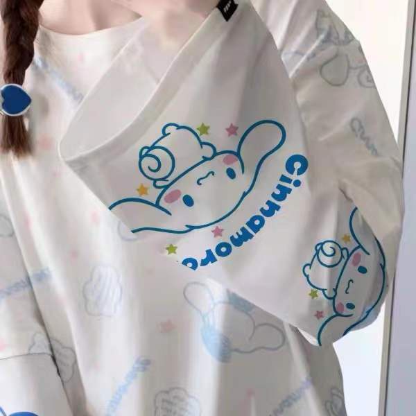 SANRIO Tất Ống Tay Chống Nắng UV Họa Tiết Dễ Thương Cho Nữ