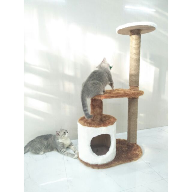 CATTREE - TRỤ CÀO MÓNG CHO MÈO - NHÀ CÂY CHO MÈO - BÀN CÀO MÓNG