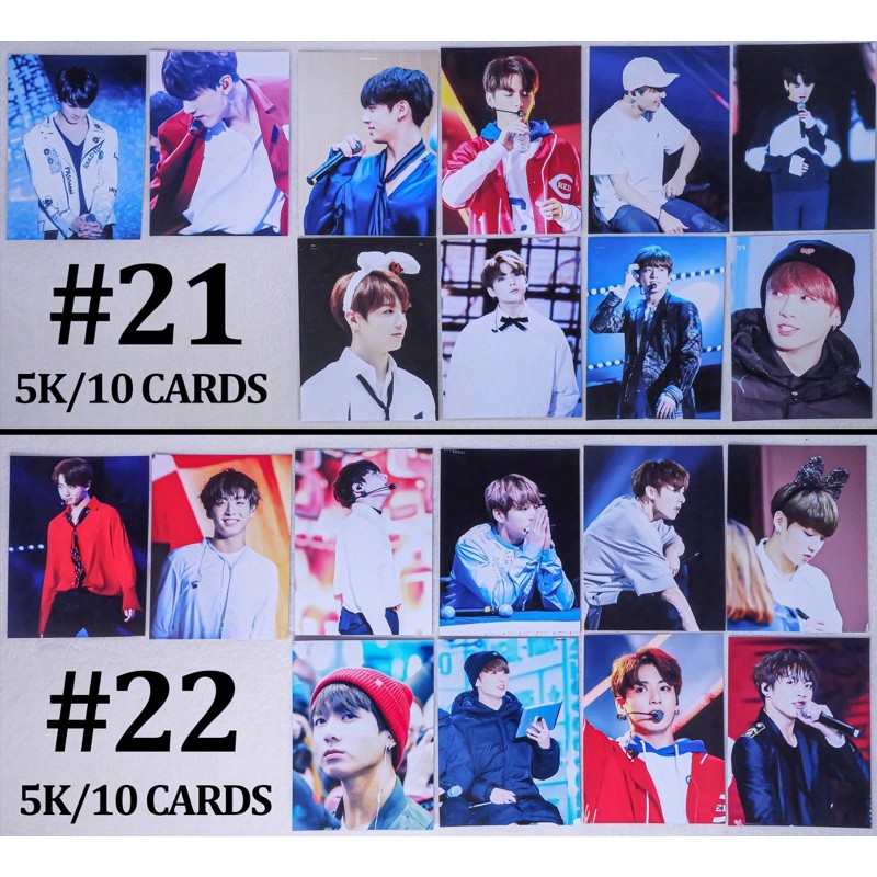 (Có sẵn) Sale set card JUNGKOOK BTS 2 | BigBuy360 - bigbuy360.vn