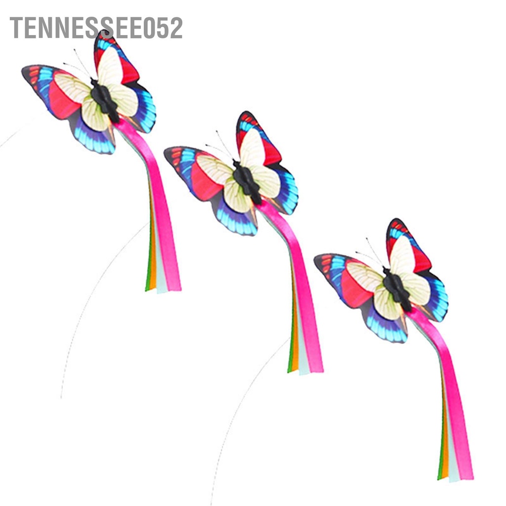 Tennessee052 Đồ chơi mèo bướm Chán nản xoay 360 độ tương tác với 3 con nhấp nháy