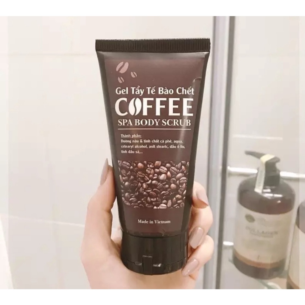 Gel Tẩy Tế Bào Chết Face Và Body Hương Cafe