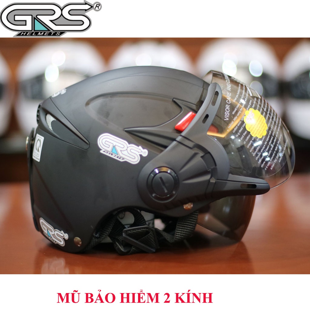 Mũ bảo hiểm GRS A966k-2 Kính, chống tia uv , chống tia cực tím