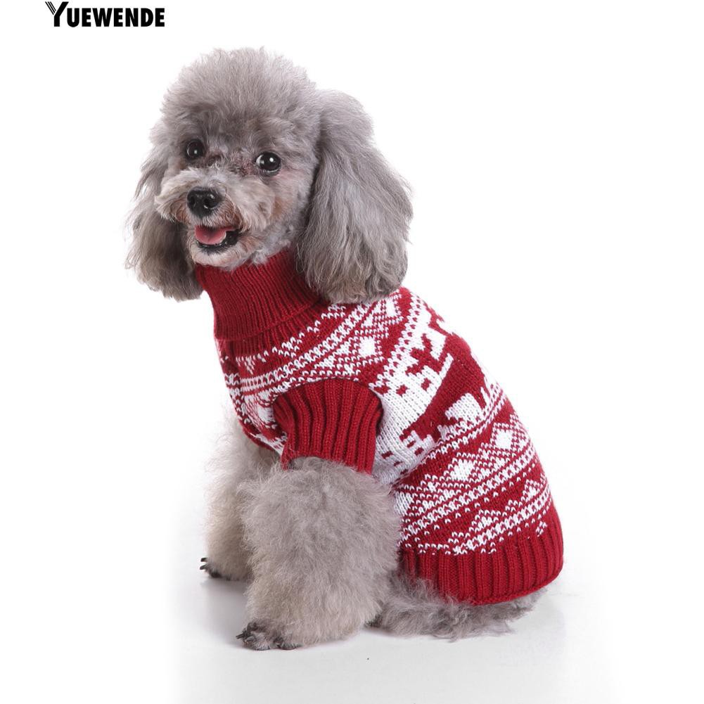 Áo hoạ tiết giáng sinh, thiết kế đơn giản hợp thời trang cho thú cưng