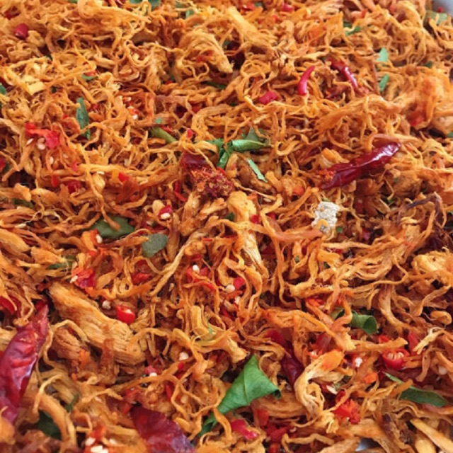 1kg KHÔ GÀ LÁ CHANH - Gà Ta